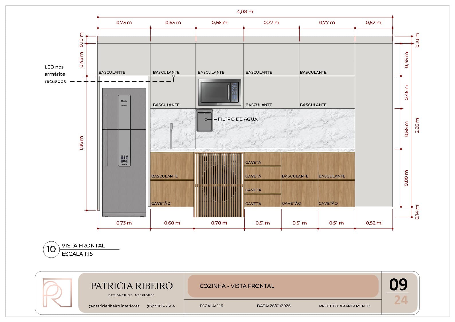 Kitchen Front Elevation