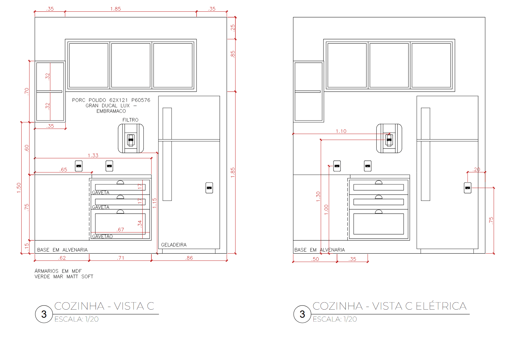 Kitchen Elevation 3